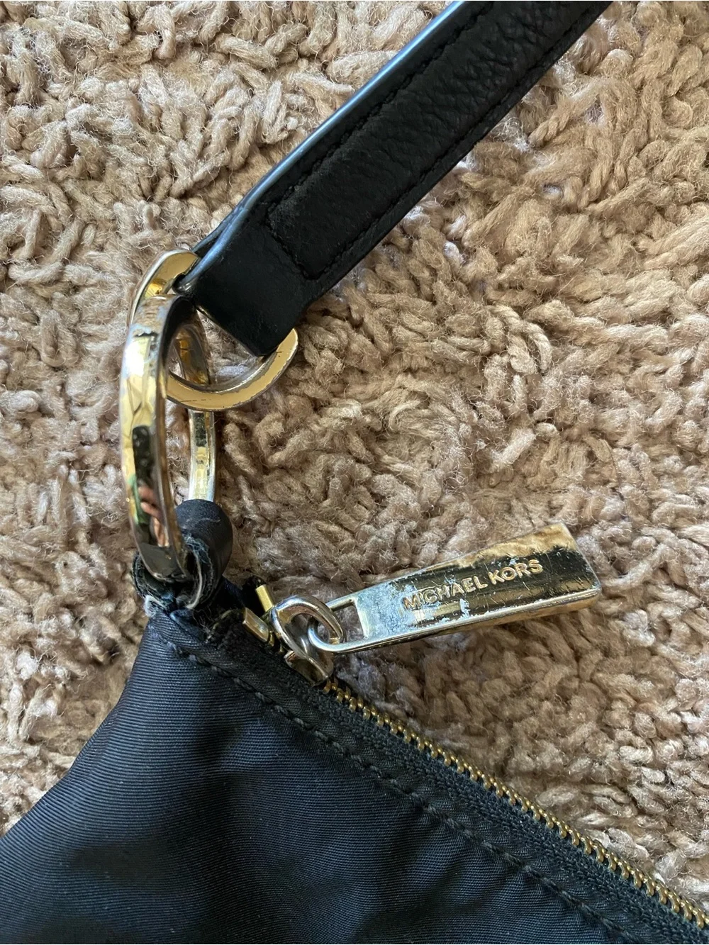 Michael Kors Black nylon handbag purse